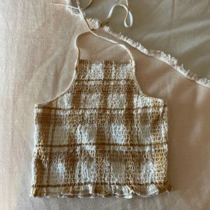 American eagle cropped tank top